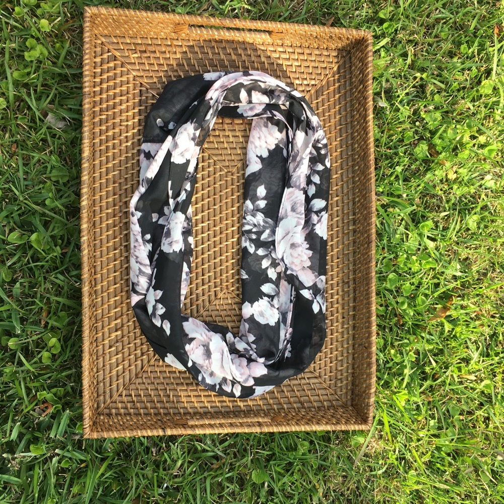 Floral Infinity Scarf - Picture 4 of 5